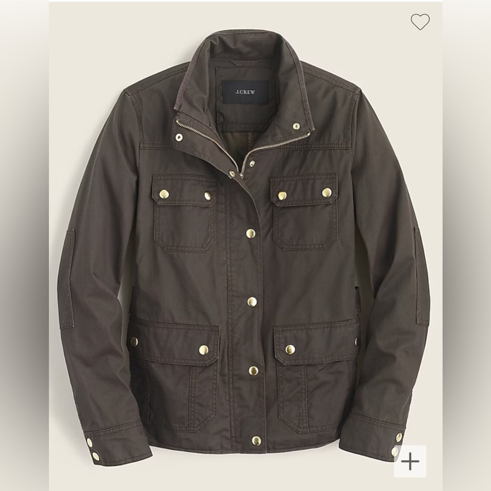J.Crew Downtown Waxed Cotton Field Jacket